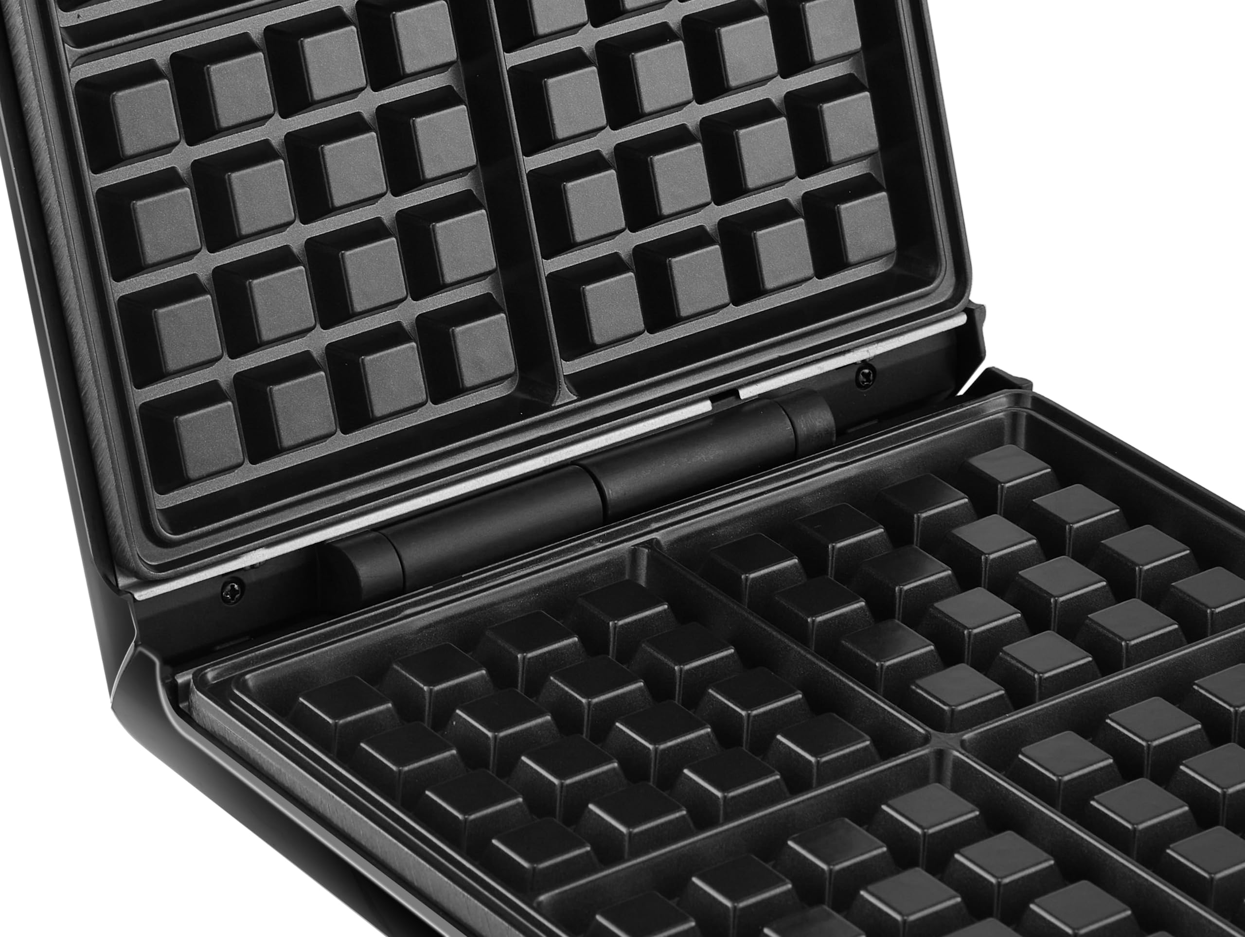 Steinborg 3in1 Sandwichmaker XXL 1200 Watt Kontaktgrill Multigrill Waffeleisen Silber/Schwarz