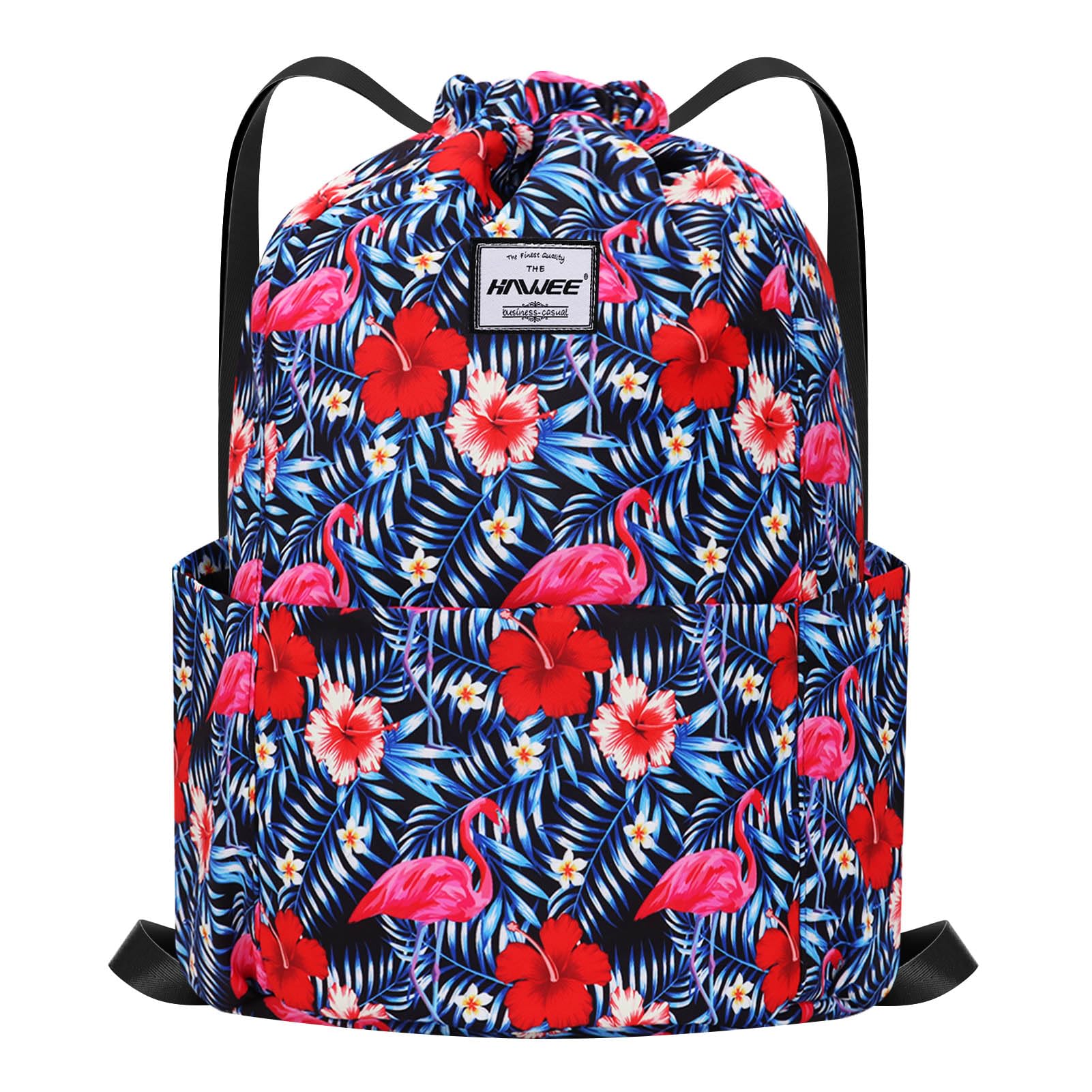 Impermeable Casual Mochila con Cordón Grande Deporte Bolso de Gimnasia Mochila de Cuerda Unisex para Mujer Hombre Vida Cotidiana Aire Libre Yoga Escuela Playa Nadar — view 29