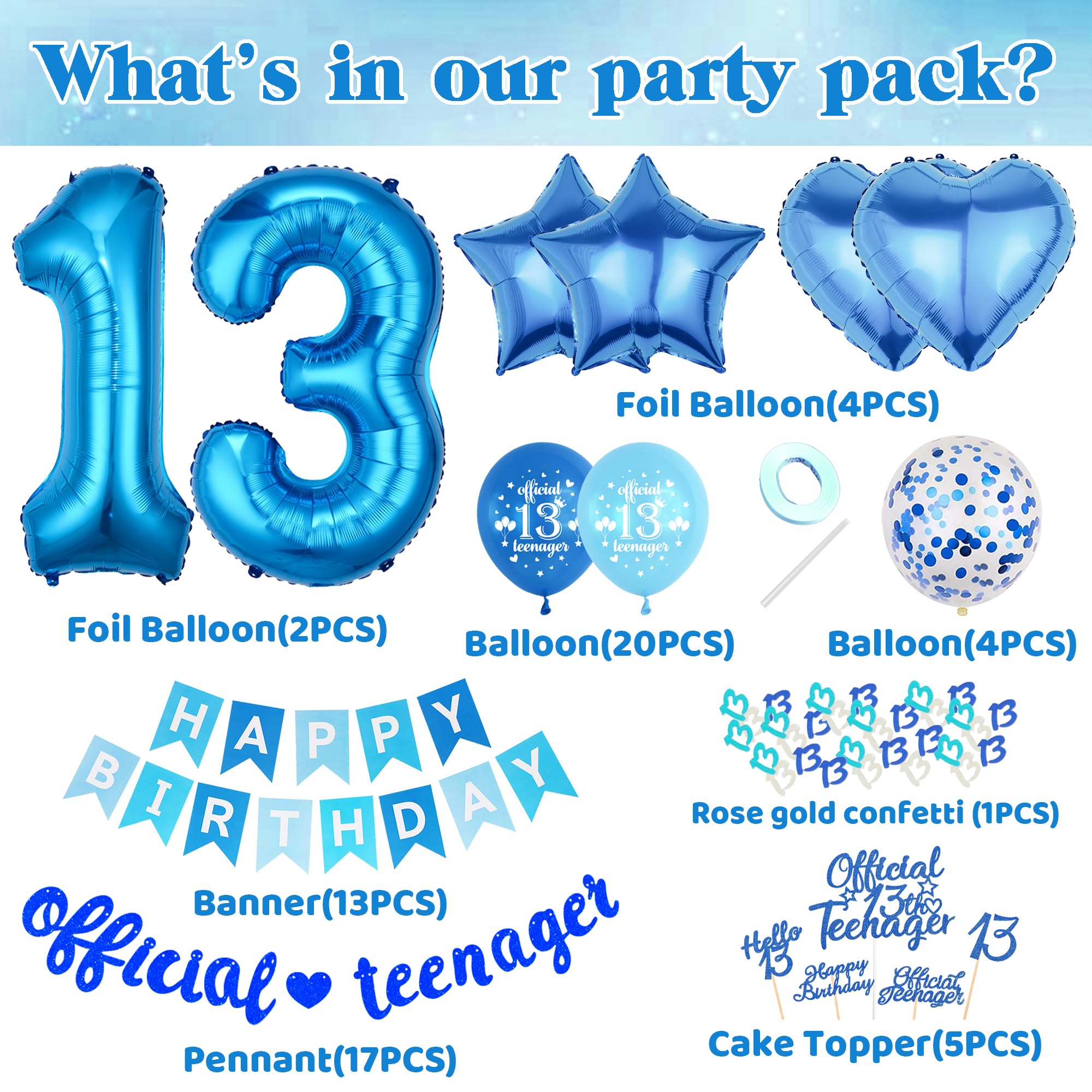 Striscione per il primo compleanno con sfumatura blu - Decorazioni per feste per bambini - Nome personalizzato - Italia
