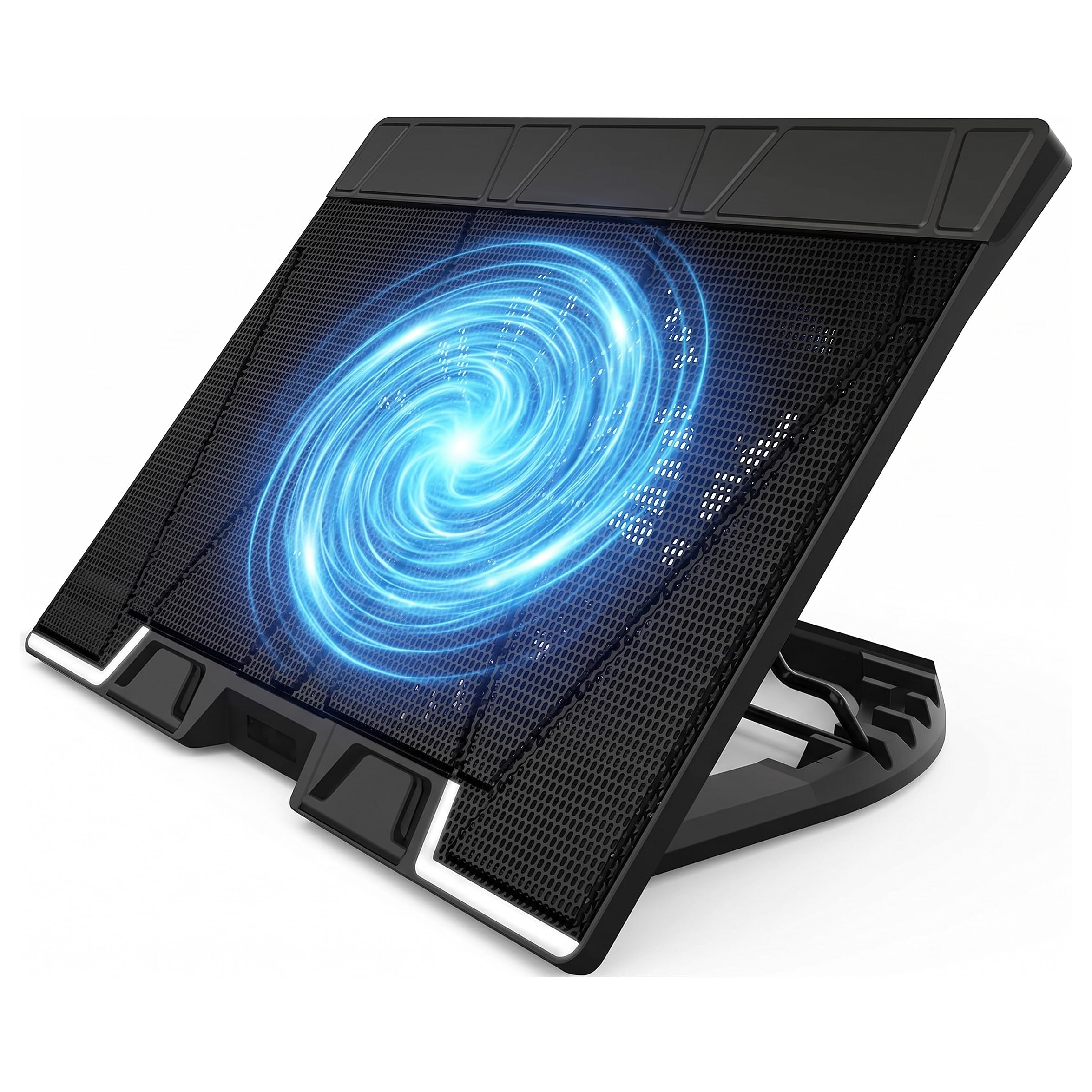 Zalman NS3000 ZM-NS3000 ZM-NS3000 - Almohadilla enfriadora para laptop, soporte de enfriamiento de alto rendimiento para portátiles de juegos de hasta 17 pulgadas, alturas ajustables (6 niveles),