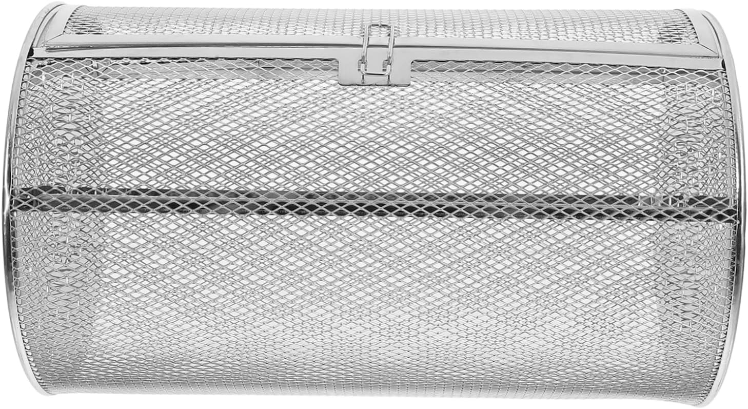 Totority Rotisserie Chicken Rotating Grill Bbq Vegetable Grill Basket Kabob Grilling Basket