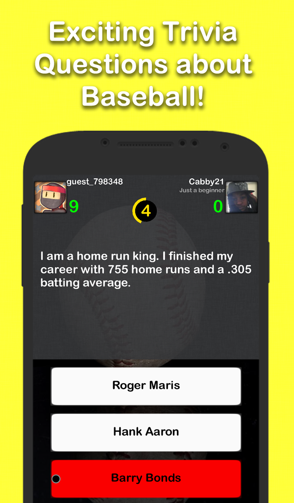 Baseball Quiz Game App on Amazon Appstore