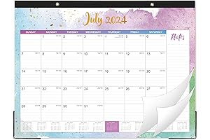 2024-2025 Desk Calendar: Keeping Your World Organized