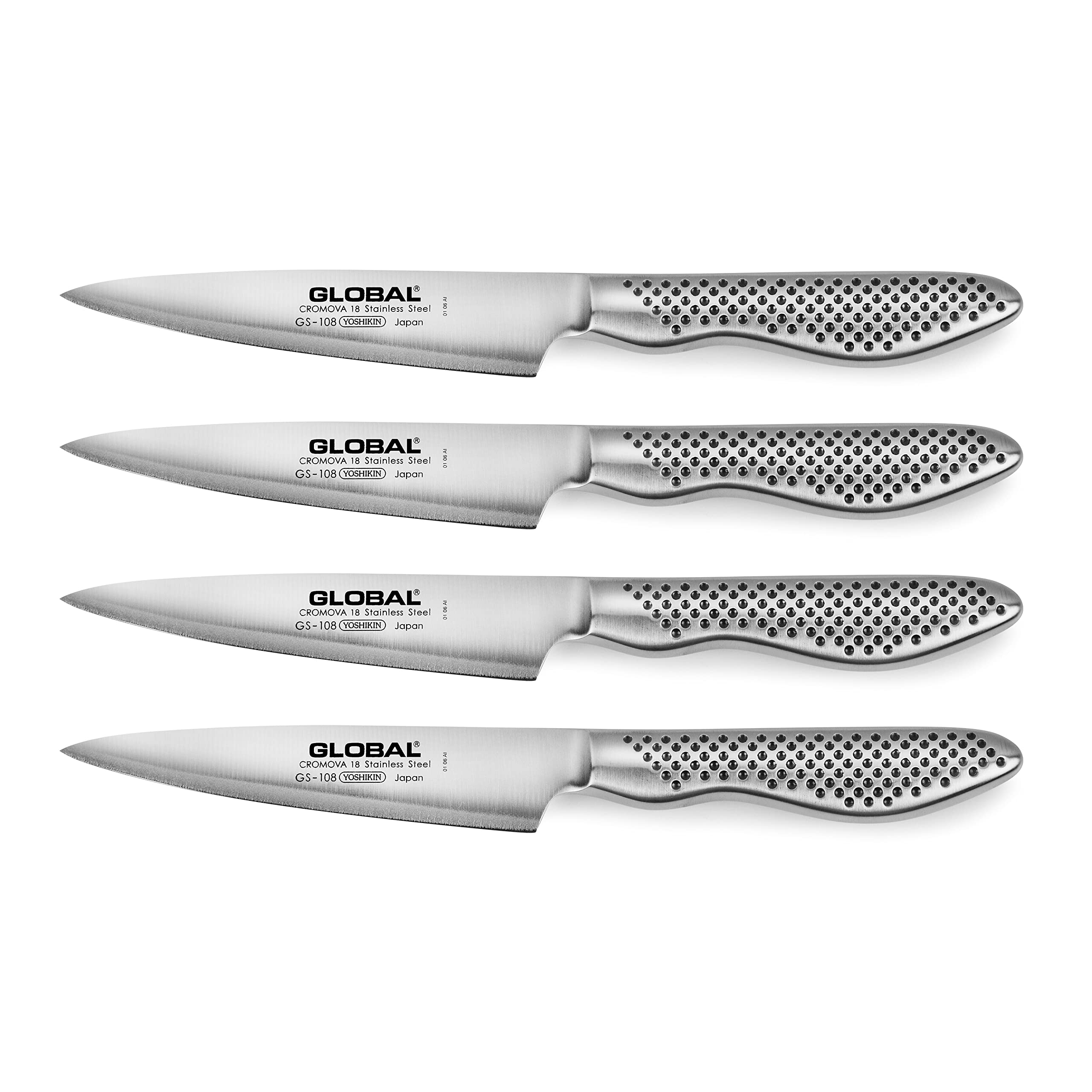Tenderloin 4点セット　　iitomo56513 Amazon.com: Global Fine Edge Steak Knife Set (4 Piece
