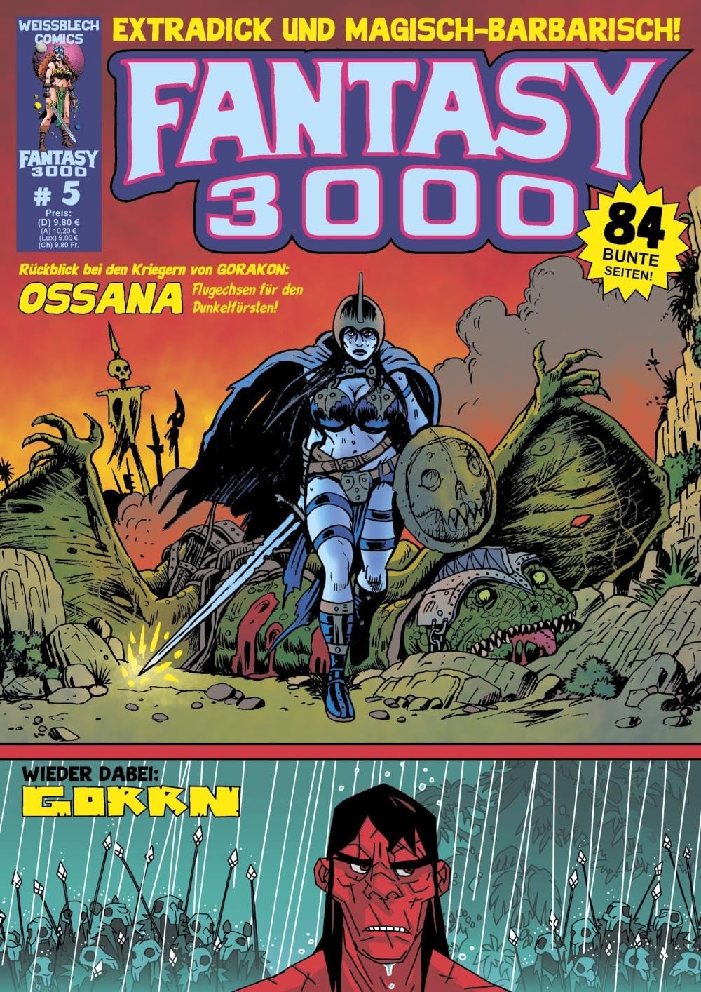 Weissblech Comics Fantasy 3000 5: Ossana - Flugechsen Für Den Dunkelfürsten