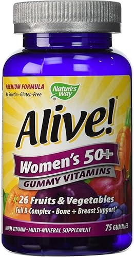 Natures Way Multivitamin Alive Womens 50 Plus Gummy 75 unidades