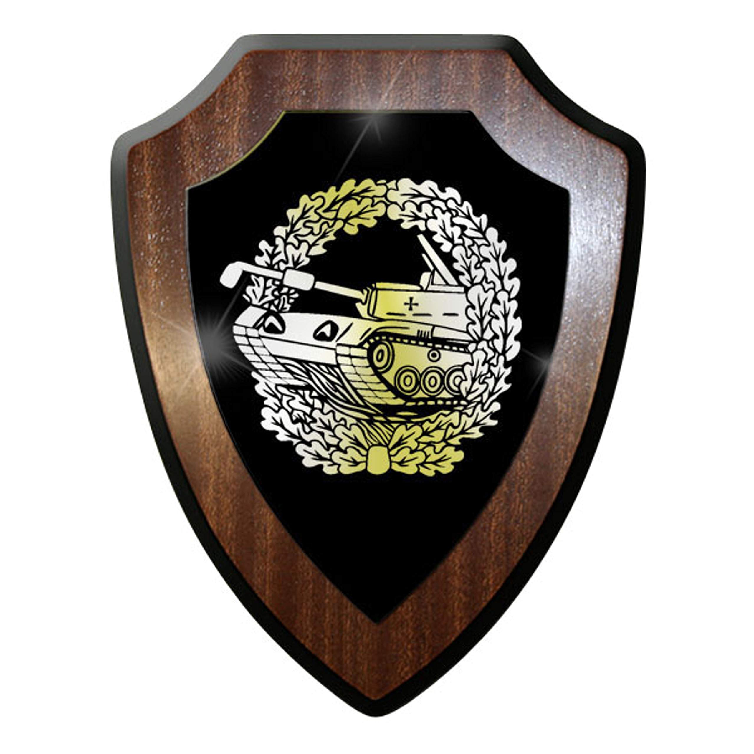 Armoiries Panneau Plaque Murale Emblème Allemand Béret Insigne Char Bundeswehr Souvenirs #9009