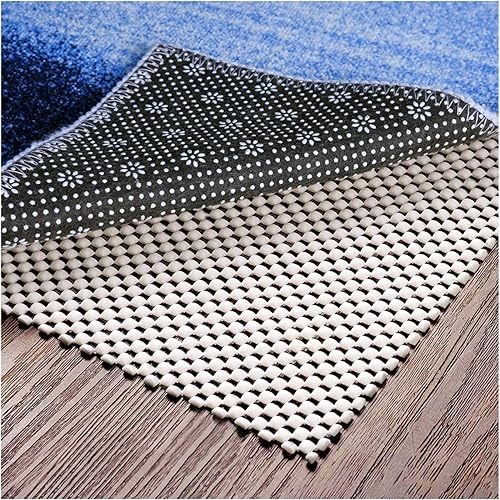 Almohadilla antideslizante para alfombra, almohadilla de agarre fuerte de 2 x 10 pies para alfombras de área y suelos de madera dura, proporciona