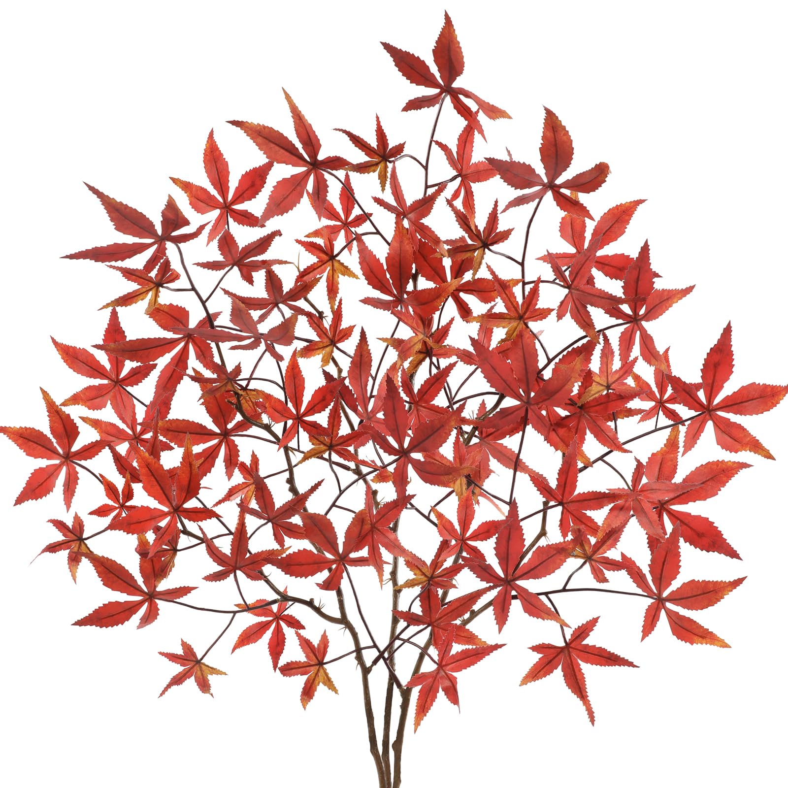 Branches de feuilles d'érable artificielles haut de 60 cm lot de 3