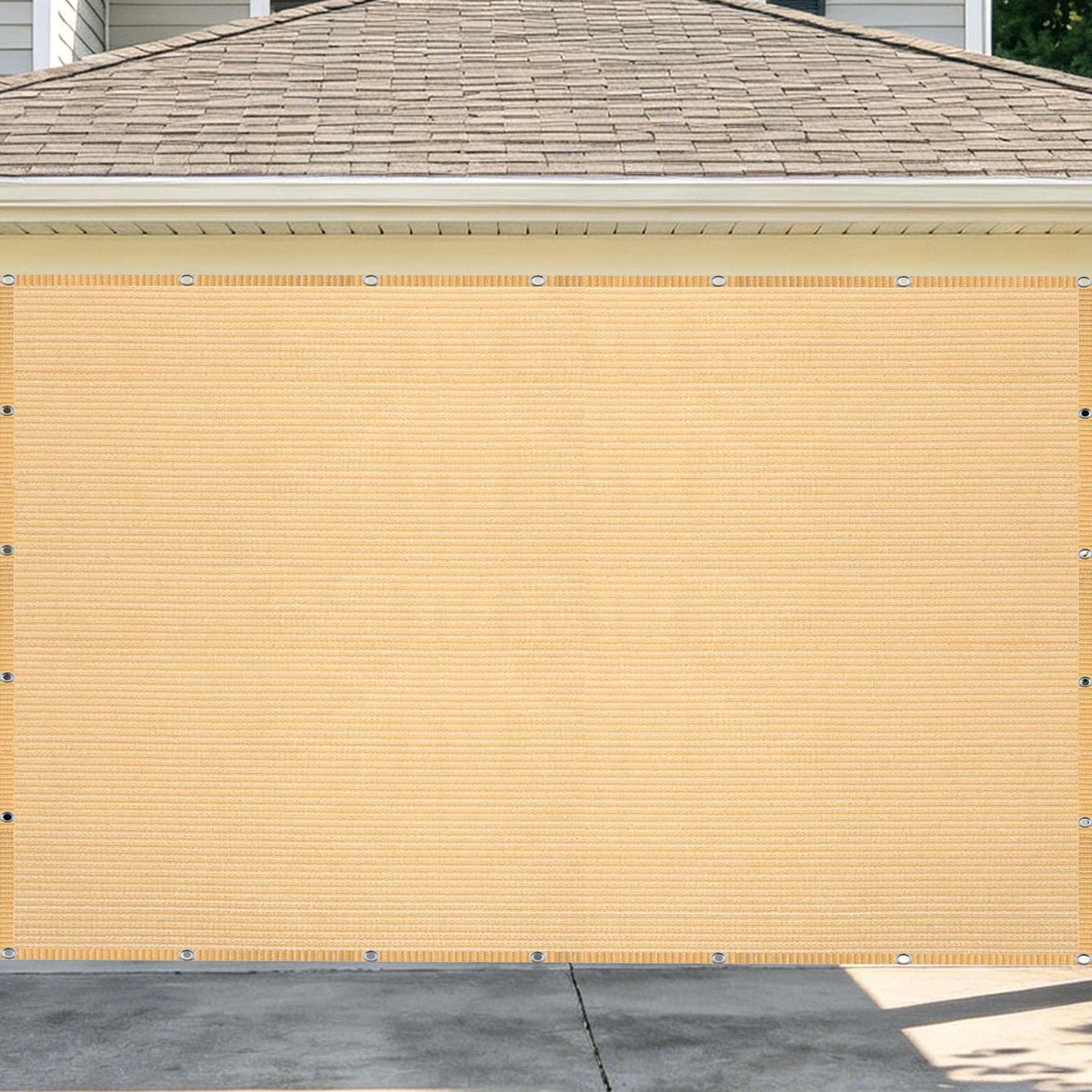 Filet d'ombrage 4 x 4 m crème pour serre et pergola