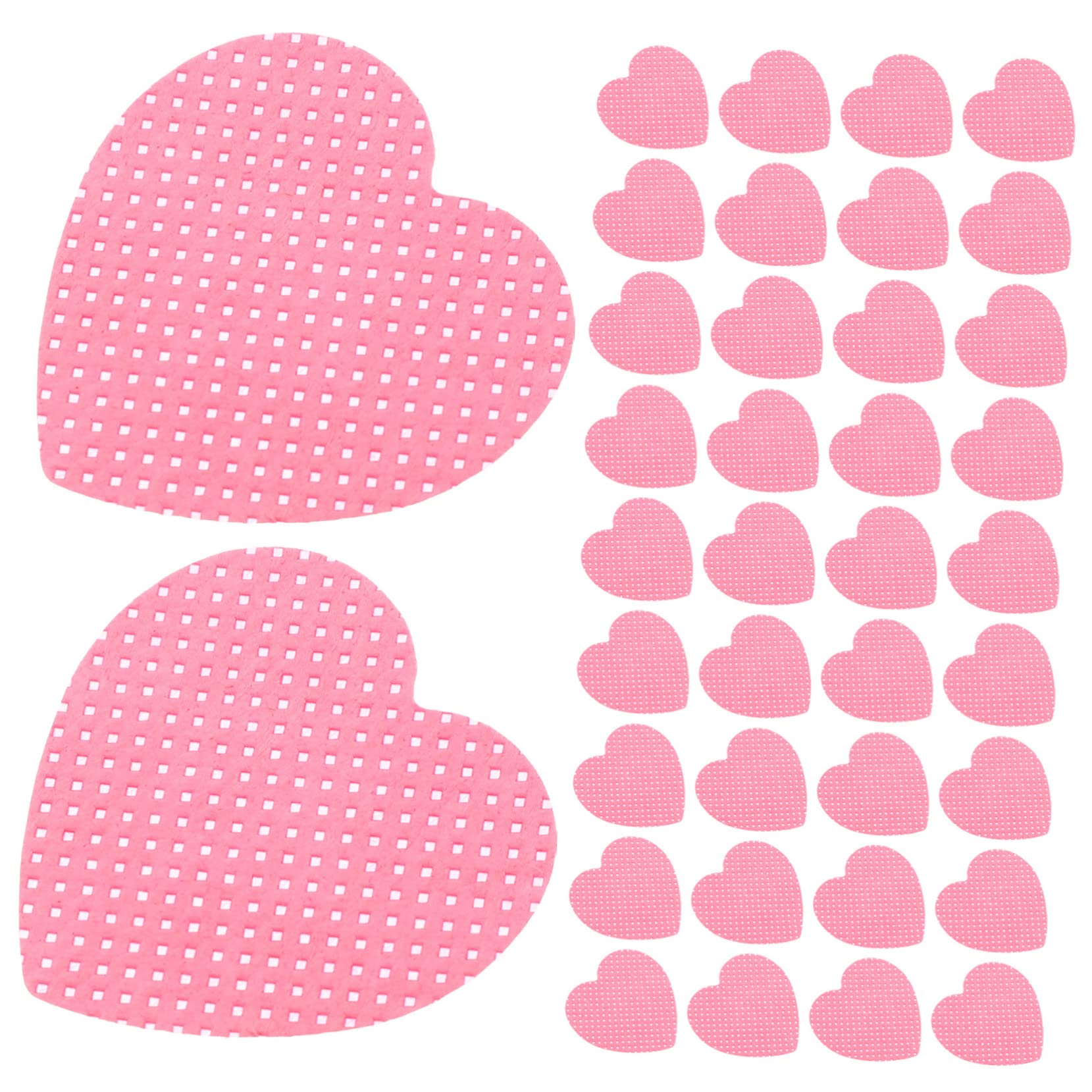 Gogogmee Professional Nail Polish Pads Heart Shaped Lint Wipes Quick Soft Cotton Travel Size