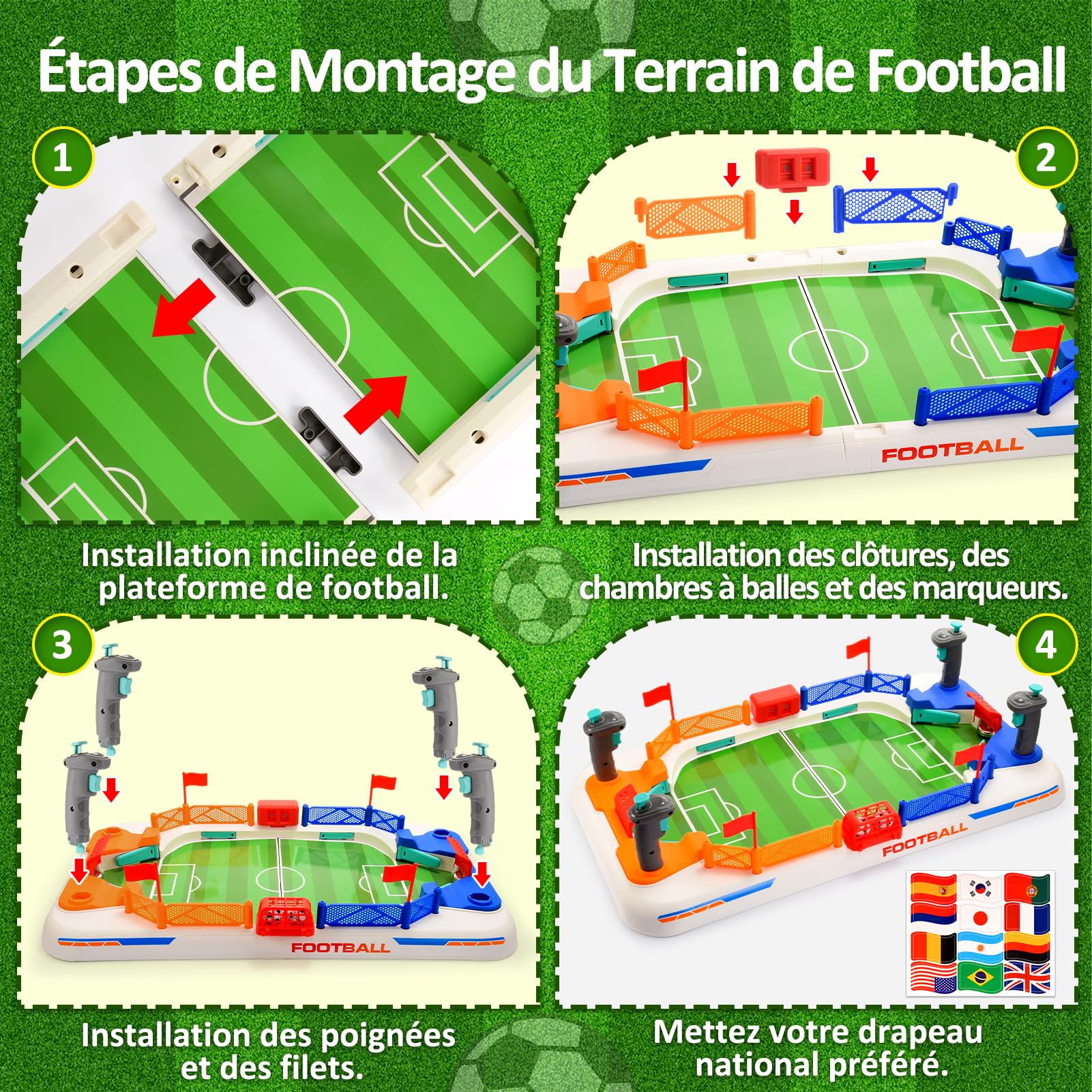 Mini Baby Foot Enfant Adulte - Jeux de Société pour Enfants