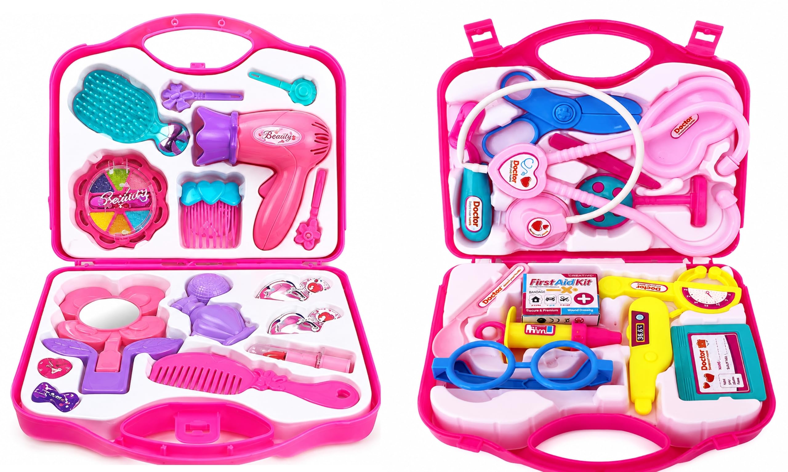 Buy Fratelli Pretend Play Doctor & Beauty Set for Kids with
