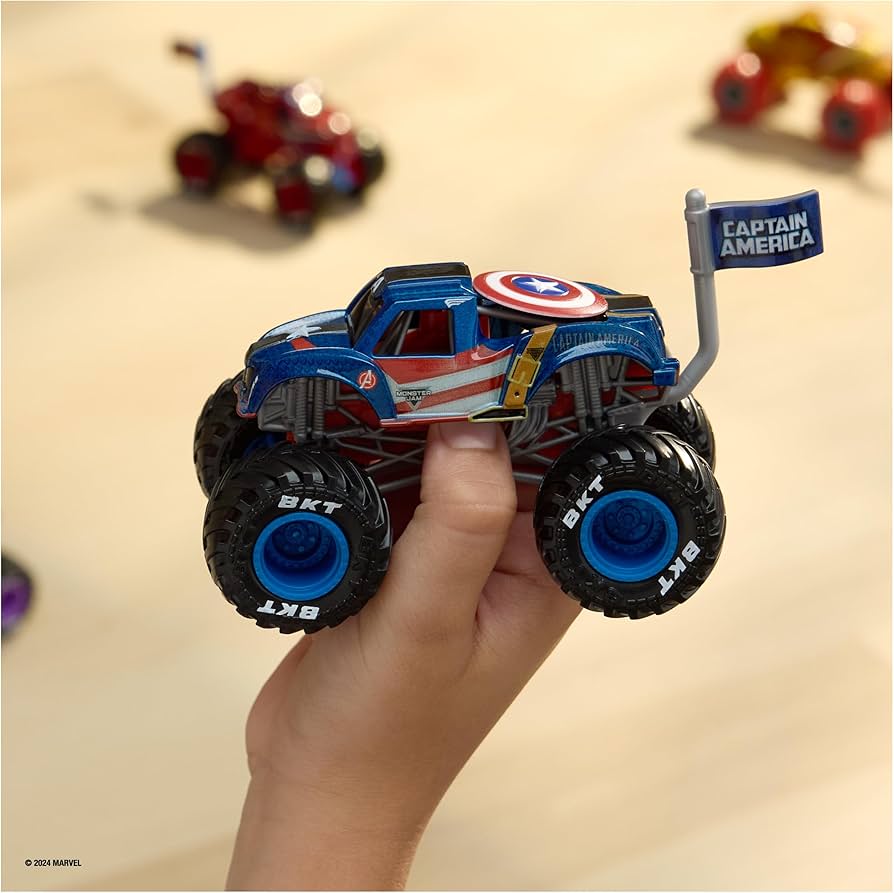 Amazon.com: Monster Jam, Marvel Official Captain America Amazon.com: Monster Jam, Marvel Official Captain America