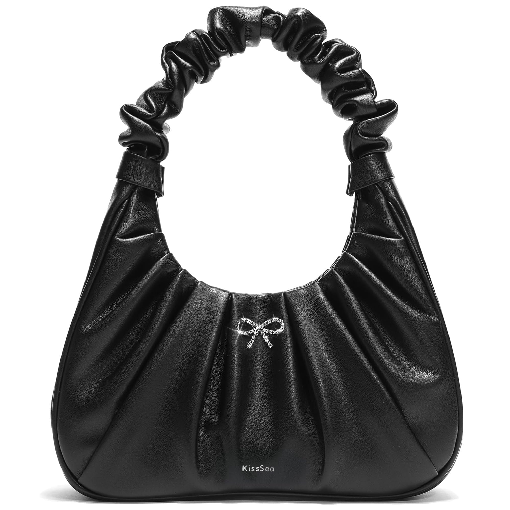Kiss Sea Clutch Purses for Women Formal Small Black Purse Cute Hobo Handbag