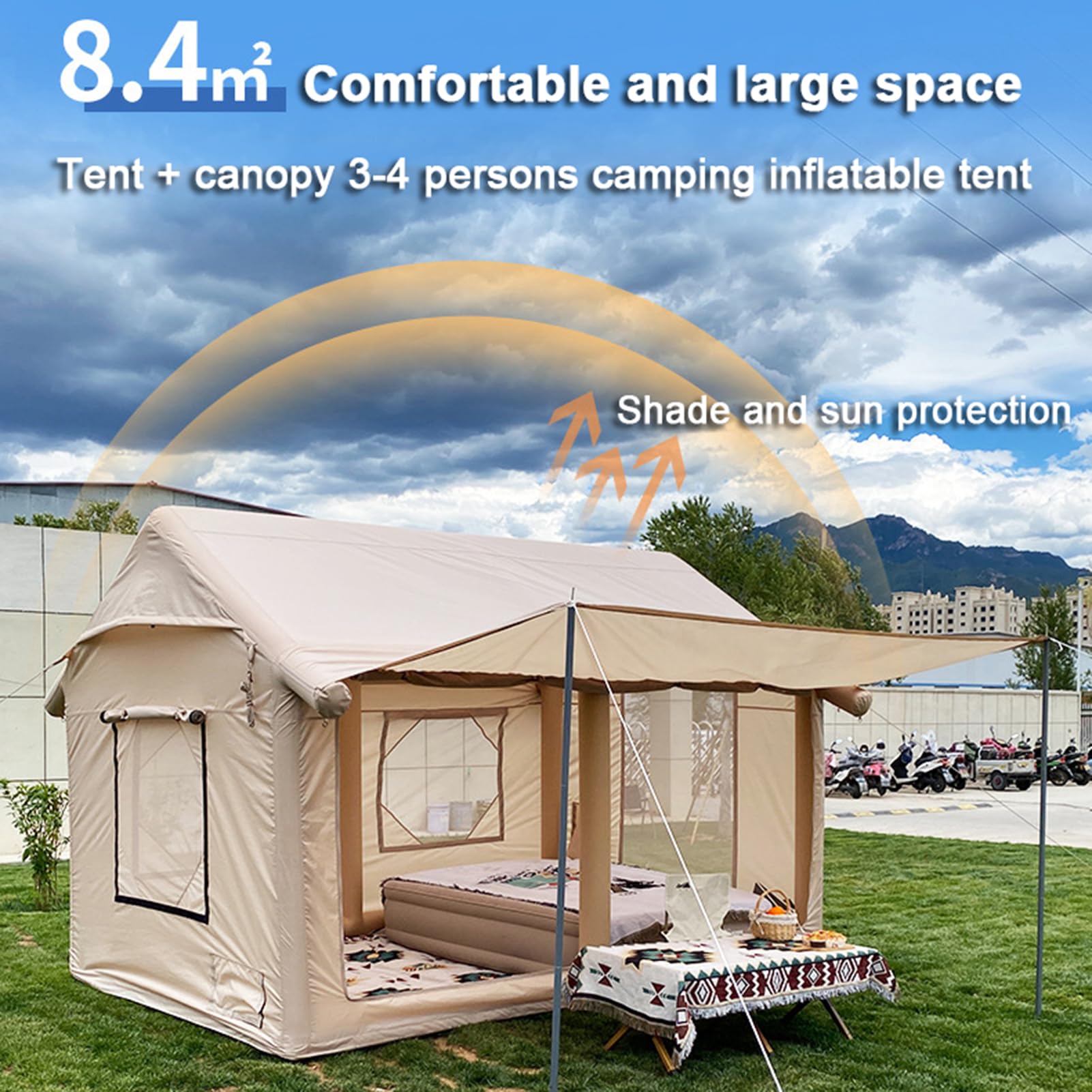 Tenda Da Campeggio Naturehike Opalus Per 2-3 Persone - Leggera, Impermeabile E Spaziosa Con Veranda - Foto 12