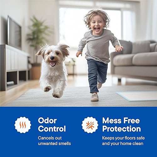 Miniatura 6 de Almohadillas desechables para entrenamiento de mascotas de 17 x 24 pulgadas, 300 unidades, almohadillas desechables para entrenamiento de mascotas,