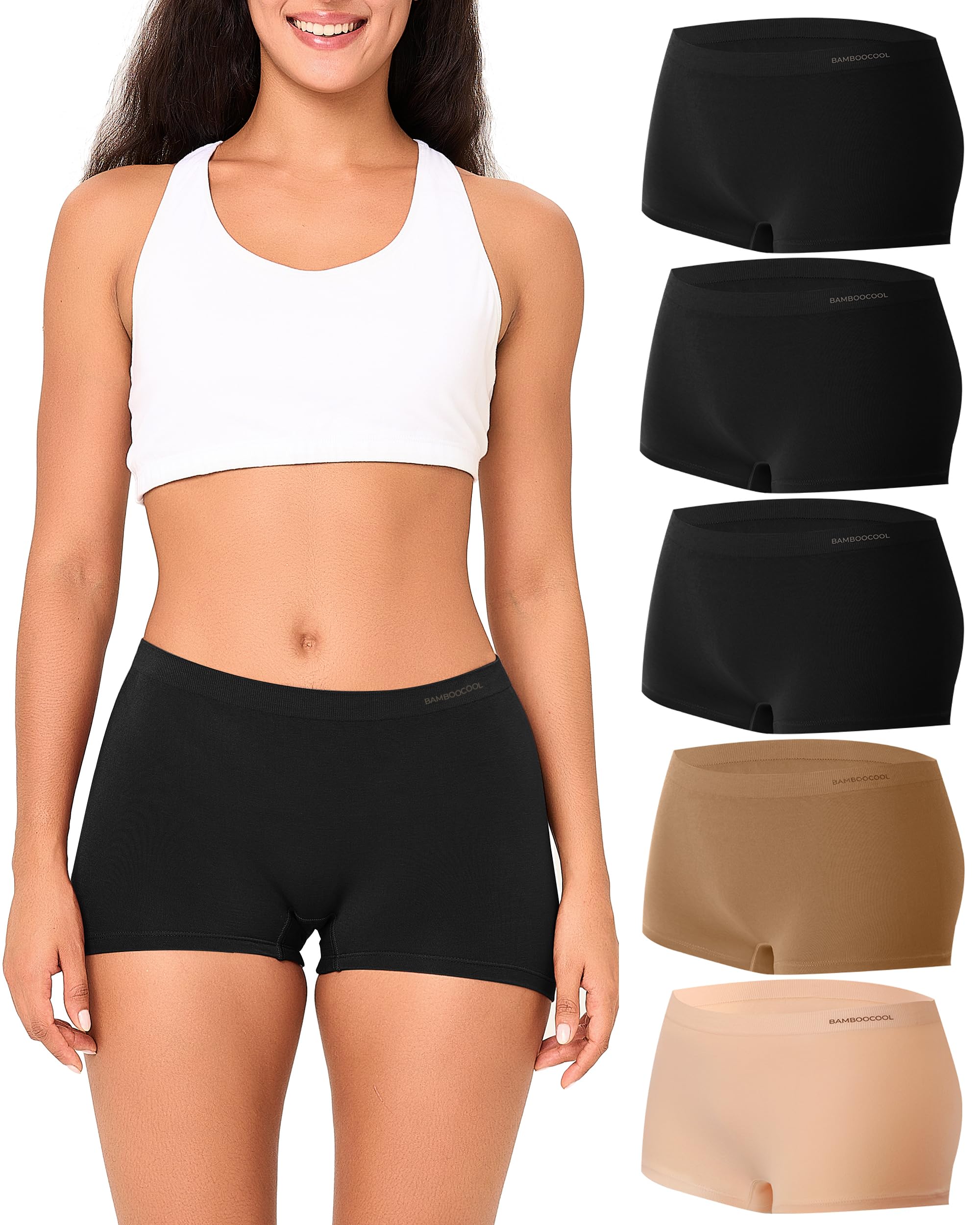 BAMBOO COOL Boyshorts 5-Pack