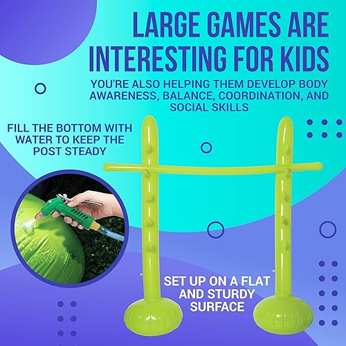 Miniatura 3 de Juego de limbo inflable para niños y adultos, juego de limbo para adultos, juguetes inflables para niños pequeños para juegos de fiesta en