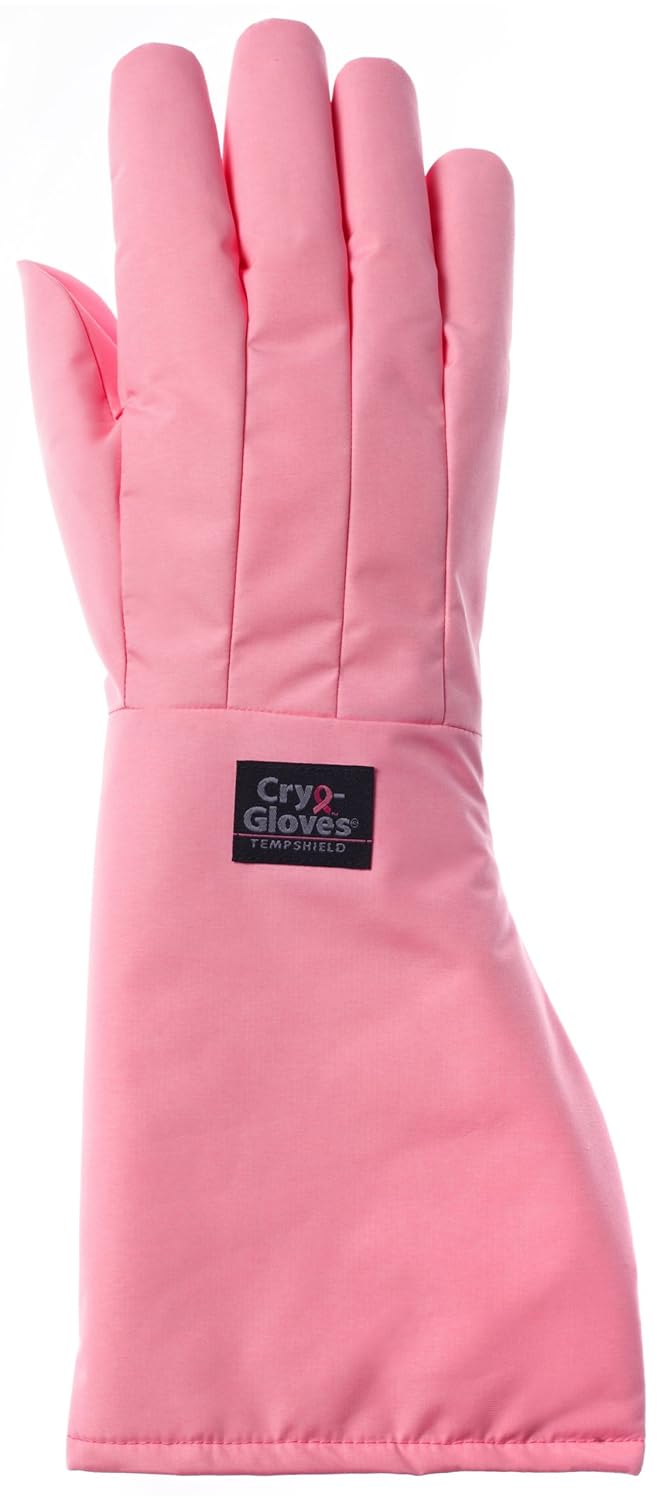 CryoGloves PEBS Cryogenic Gloves, Elbow Length, Small, Pink