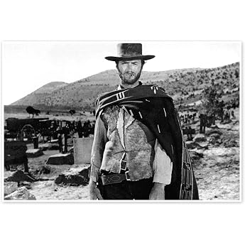 Posterlounge Clint Eastwood in a Western Poster