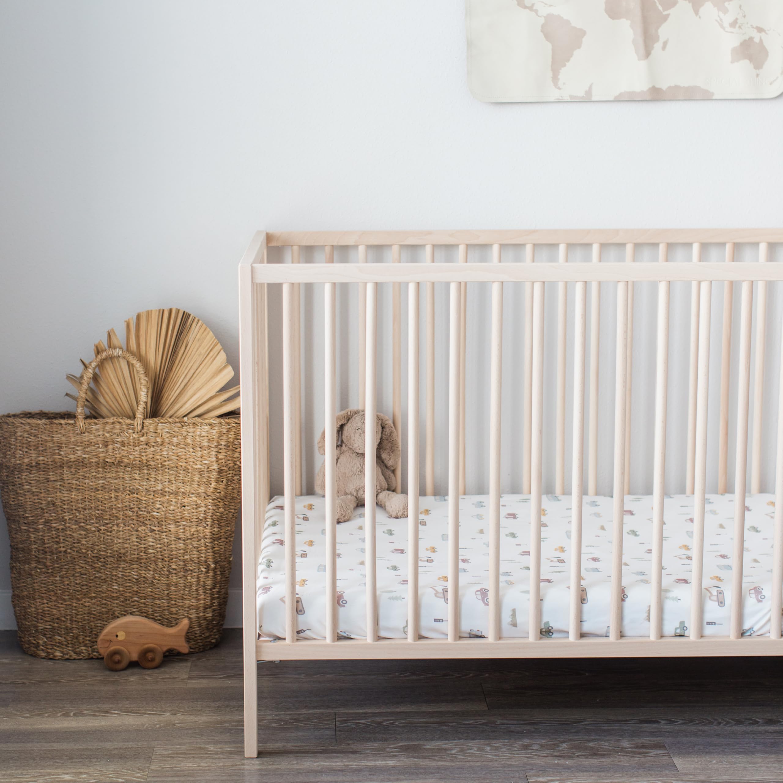 Sábanas orgánicas para cuna para niños y niñas, sábana bajera ajustable de jersey, sábanas de cuna de bebé, sábana de colchón de cuna, sábanas de algodón para cuna, sábana transpirable para cuna,