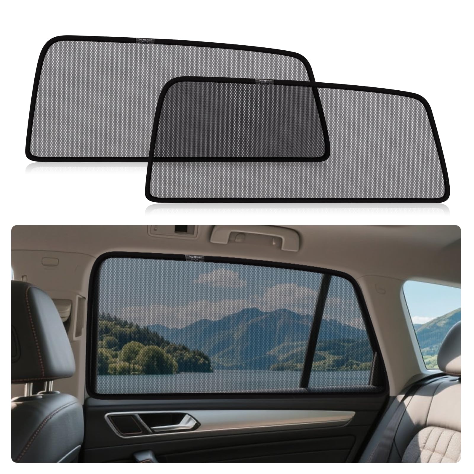 ZATOOTO Parasole Auto Magnetico per VW Passat B8 variant 2016-2022 Finestrini Laterali, Tenda Parasole Pieghevole, Oscurante Privacy, Zanzariera Auto, Protezione Solare, 2 Pezzi