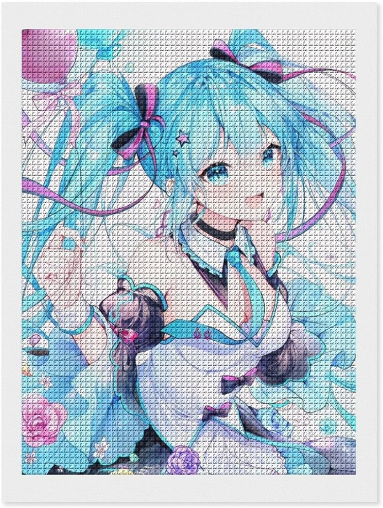 Amazon.co.jp: 初音ミク ダイヤモンドアート セット モザイクアート 5d