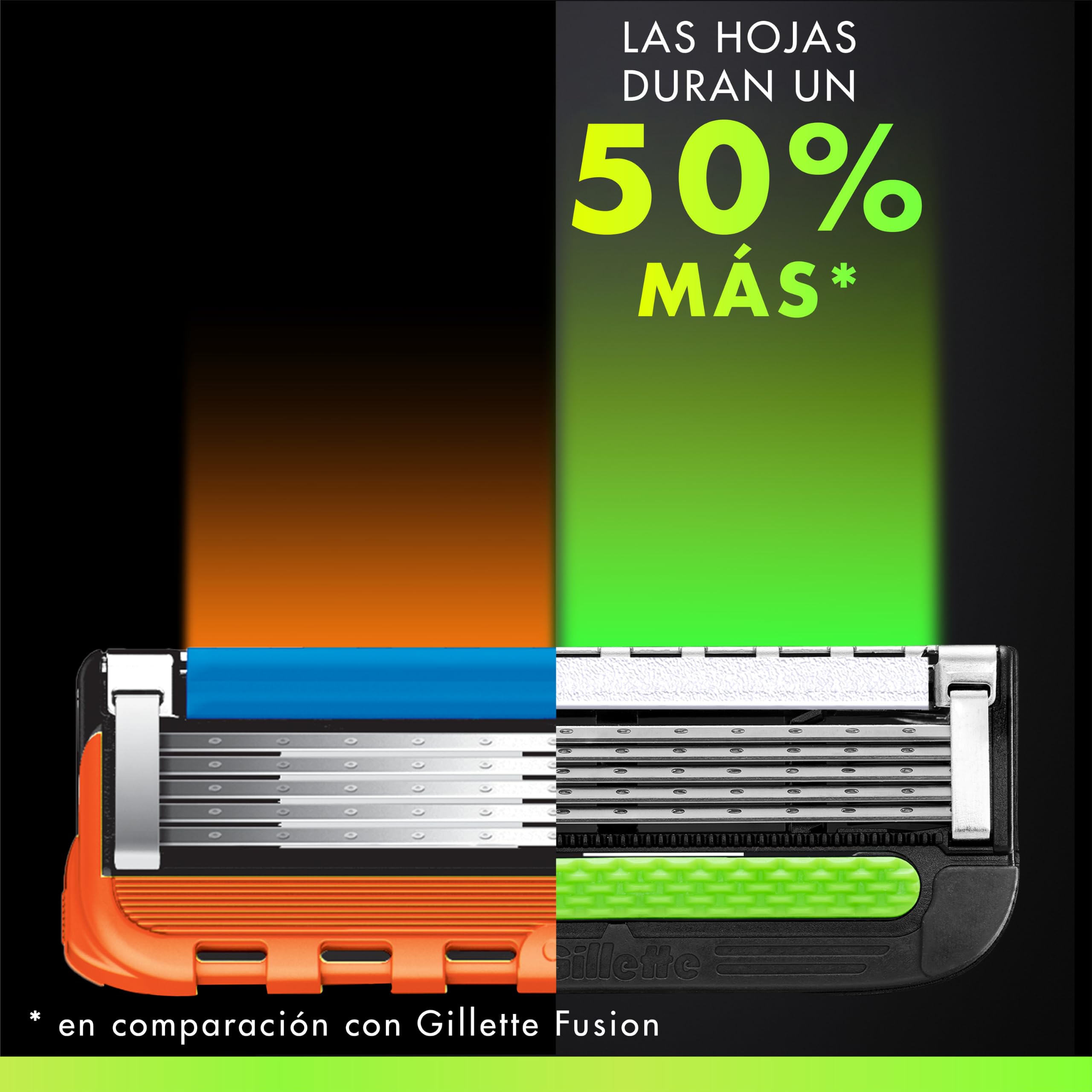 GilletteLabs Cuchillas de Afeitar Hombre, Pack de 16 + Colgante | Recambios para Maquinillas de Afeitar con 5 Hojas Y Banda Lubricante, Compatible con Todas Las Maquinillas Gillette Labs