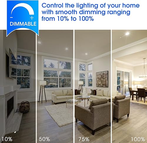 Miniatura 8 de Energetic - Bombillas LED PAR30, luz de inundación para interiores y exteriores de 10 W (equivalente a 75 vatios), luz diurna de 5000 K, 1000