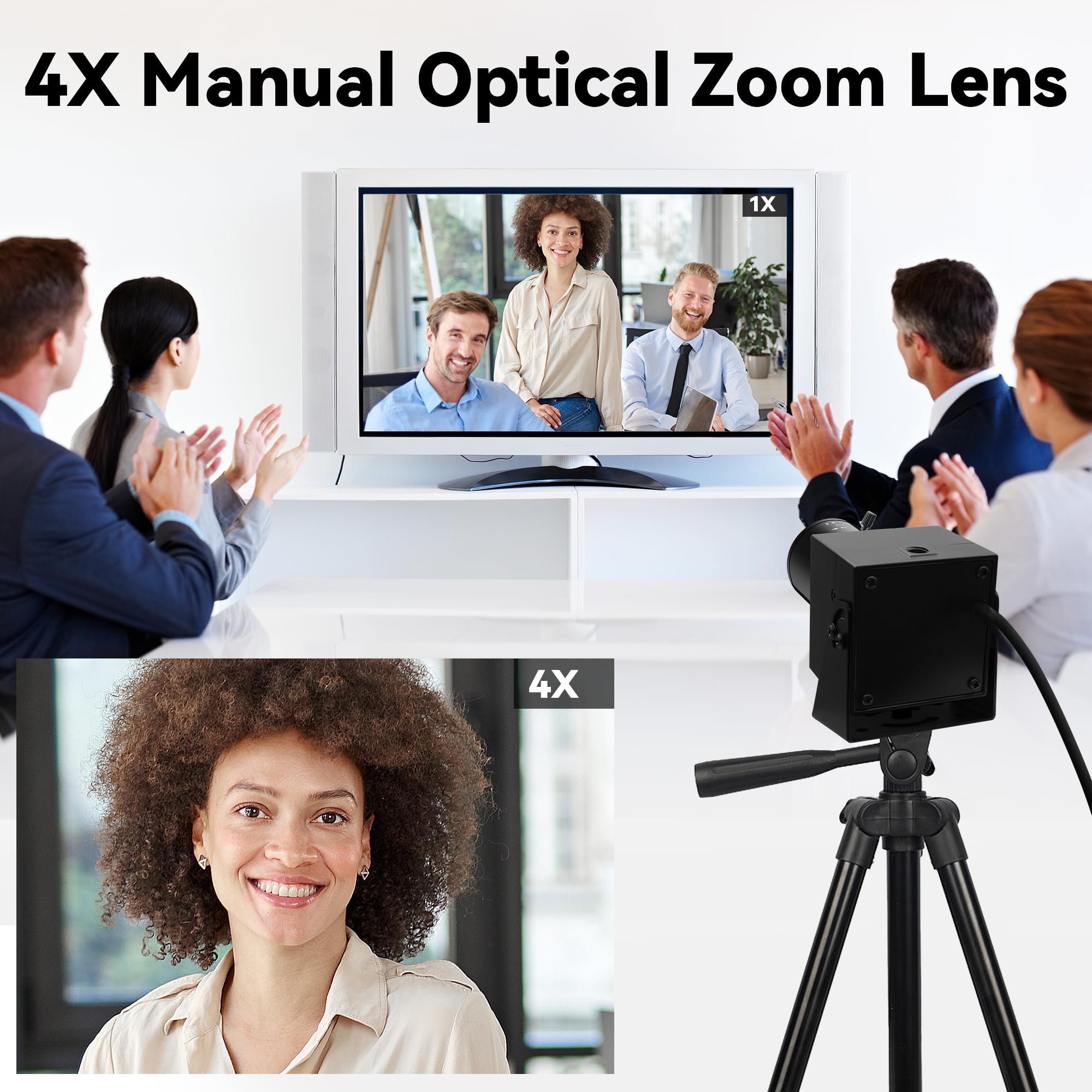 ELP 5 Megapixel USB Kamera CS Mount Webcam mit manuellem Fokus und 2,8–12 mm 4-Fach optischem Teleobjektiv 1944P 30fps Farbsensor Industriekamera kostenloser Treiber für Windows Linux Mac