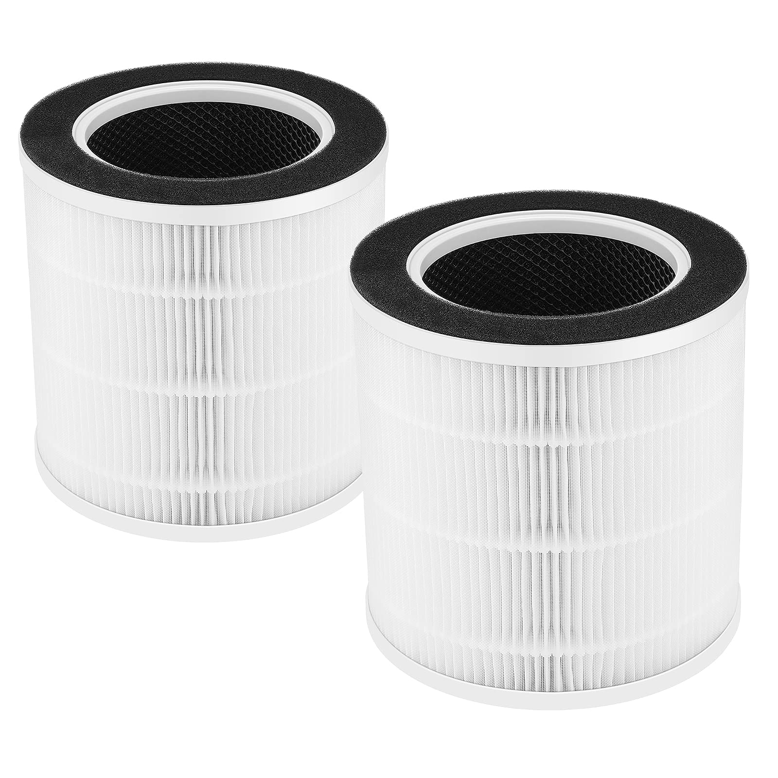 isinliveVK-6067B True HEPA Replacement Filter Compatible for HOKEKI VK-6067B Air Purifier, 3-in-1 True HEPA Filter, Activated Carbon Filter, and Pre-filter （2-Pack）