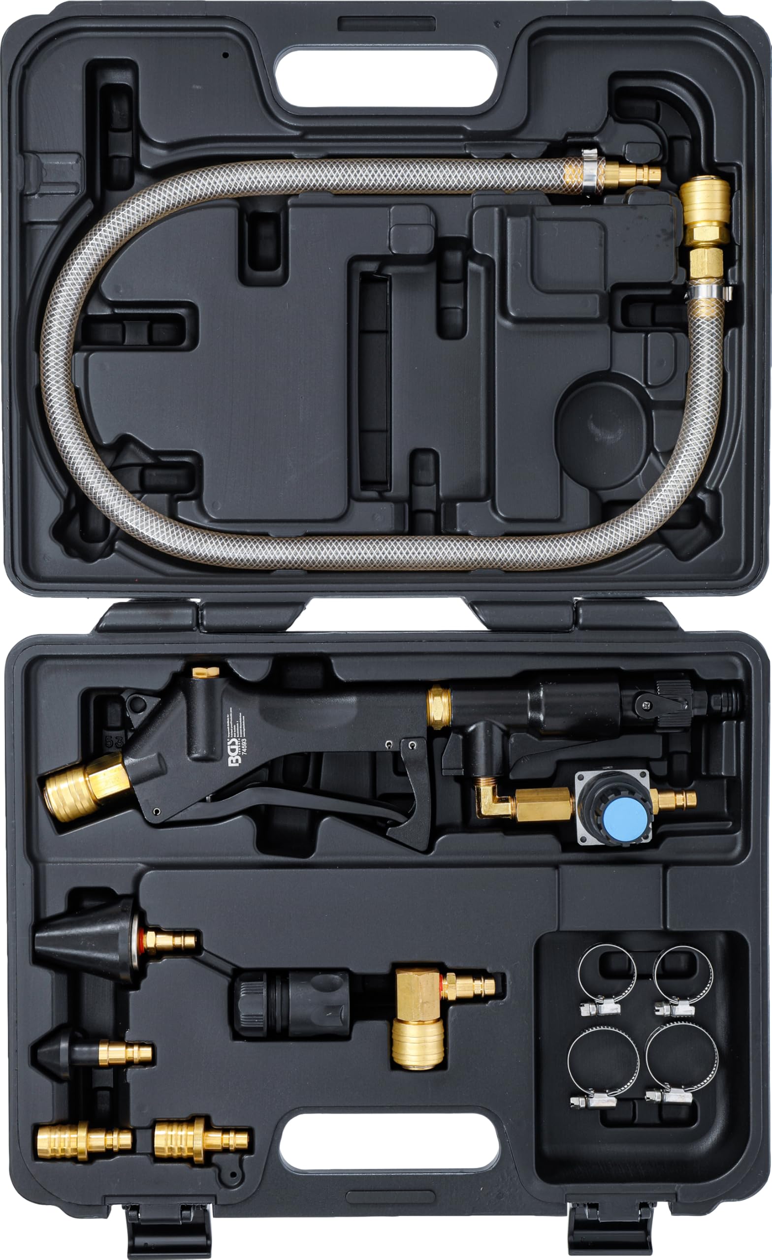 BGS 74593 | Kit de rinçage et de nettoyage du système de refroidissement | 12 pcs.
