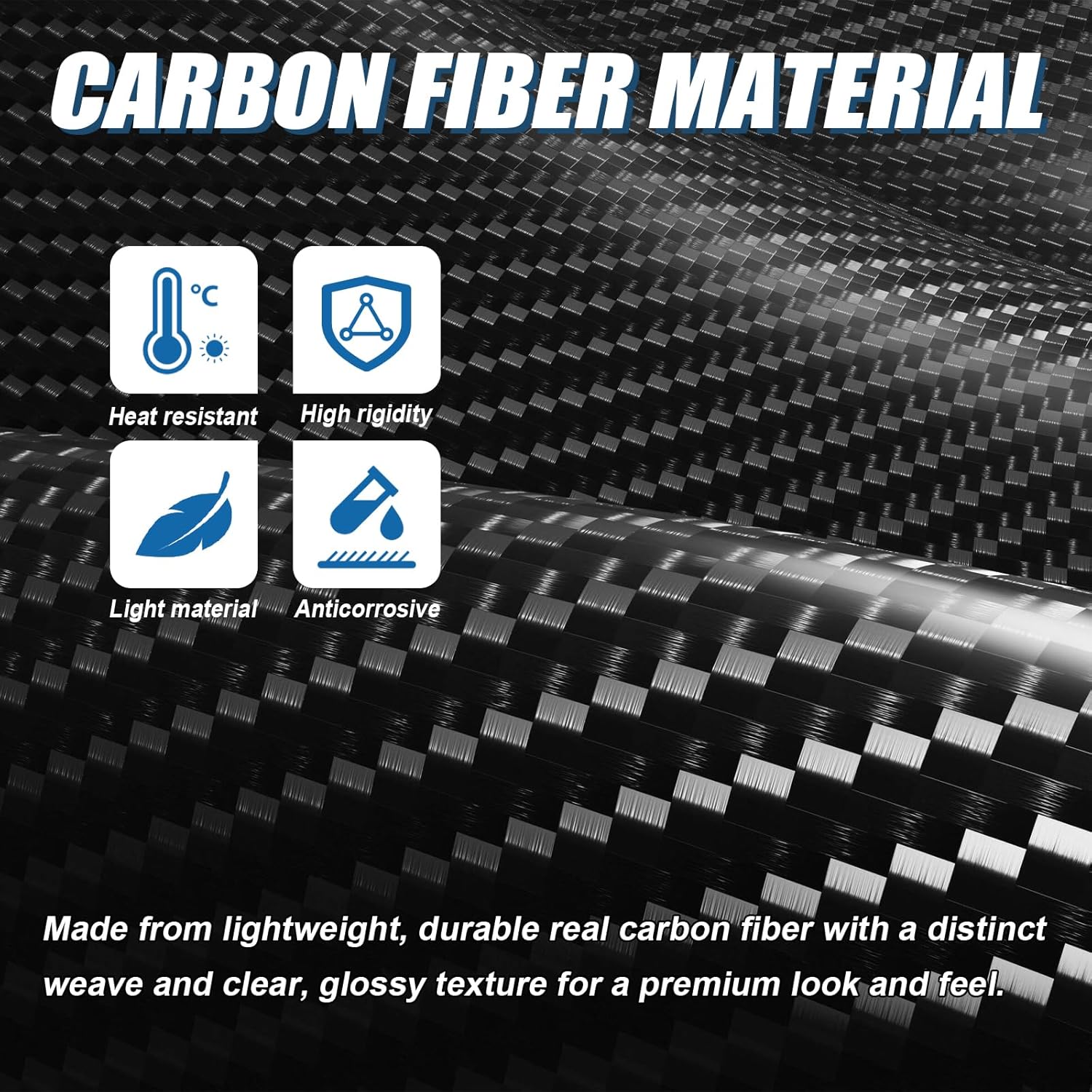 Real Carbon Fiber Gear Shift Panel Trim Compatible with Subaru Crosstrek 2024 2025 2026, Interior Decor Sticker Accessories for Subaru Impreza 2024 2025 2026