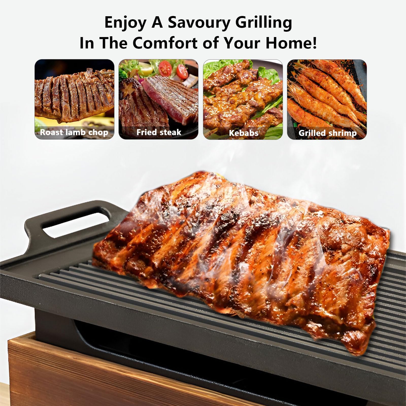 Barbecue portatile – Barbecue giapponese a carbone per campeggio, picnic e viaggi – Griglia da tavolo per riunioni di famiglia