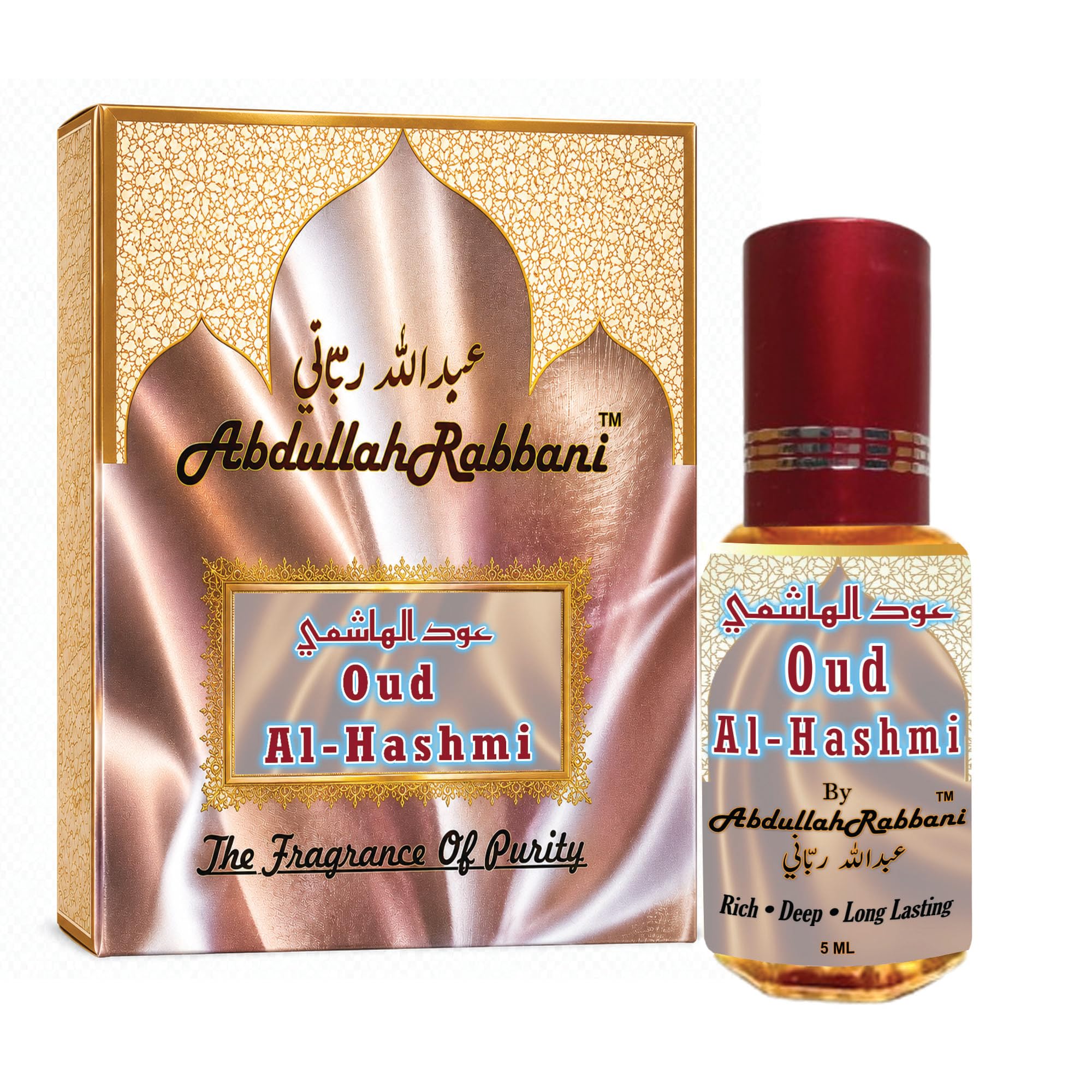 Oud Al Hashmi Attar by AbdullahRabbani – Rich Oud with Warm Oriental Woody & Musky Elegance | Itra | Ittar | Alcohol Free Oil Based Perfume | Long Lasting Premium Arabian Fragrance | Unisex Attar 5 ML-image-18