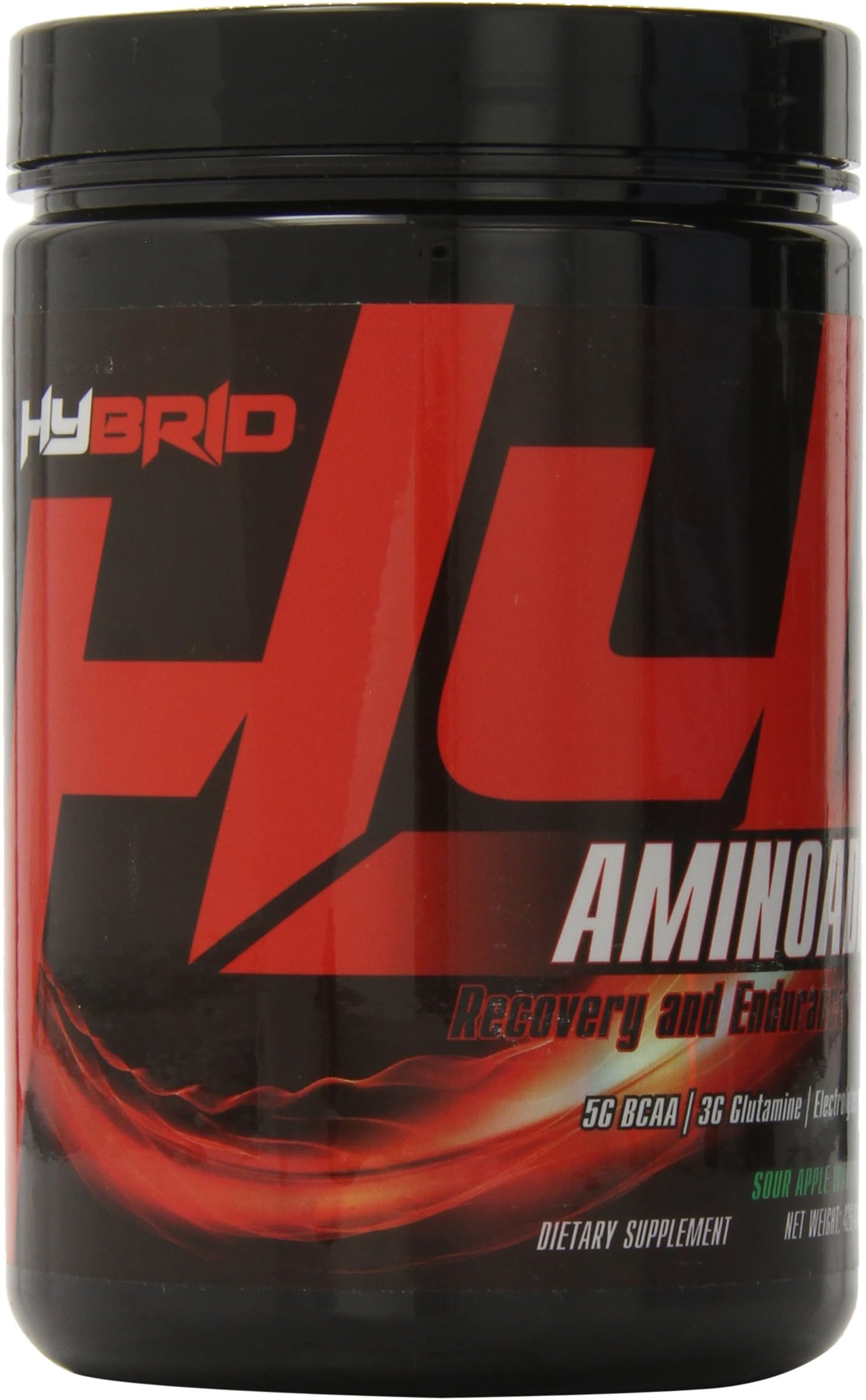 Hybrid Performance Nutrition Aminoade, Great Tasting Recovery and Endurance Drink with Glutamine, Apple Watermelon, 426 Gram