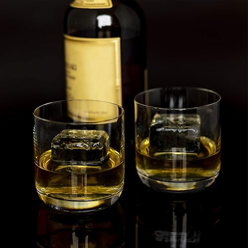 Miniatura 5 de Better Kitchen Products Máquina de cubitos de hielo cuadrados cristalinos, molde de 2 cavidades, bandejas grandes para cubitos de hielo, cuadrados