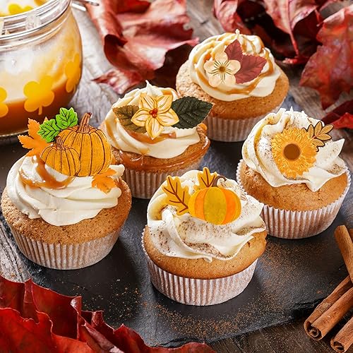 Miniatura 6 de Whaline 3 moldes de silicona 3D con diseño floral de otoño para calabaza, hoja de arce, flor de pino, patrón de cono, moldes de resina, moldes de