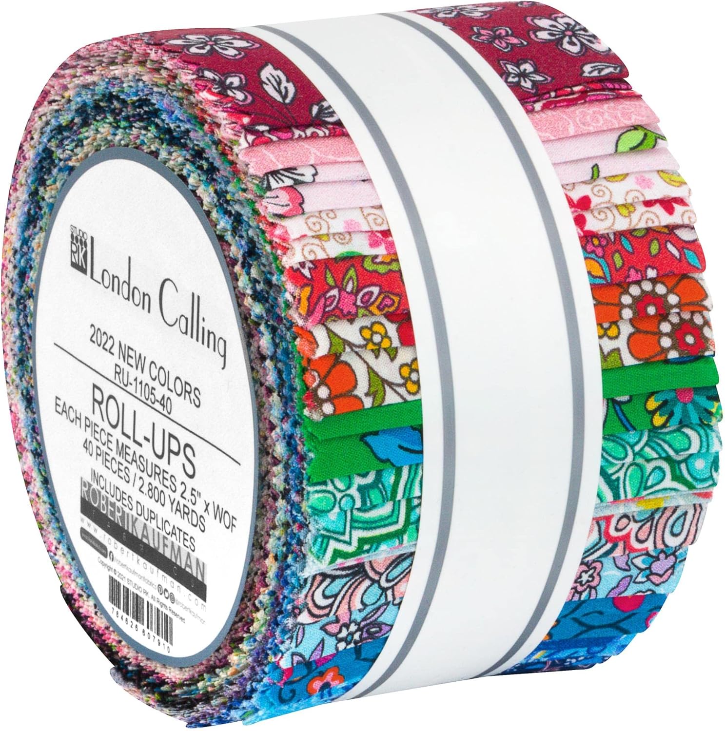 London Calling 2022 Roll Up 40 2.5inch Strips Jelly Roll