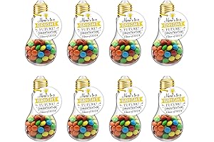 Fillable Light Bulb Jars With Tag - Preshool Graduation Class Of 2024...