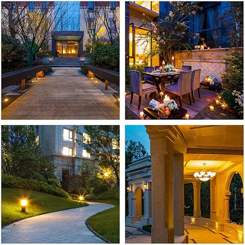 Miniatura 7 de GY6.35 - Bombillas halógenas de 12 voltios y 20 vatios, paquete de 12 bombillas base GY6.35 de 2 pines, bombilla tubular T4 tipo JCD de repuesto