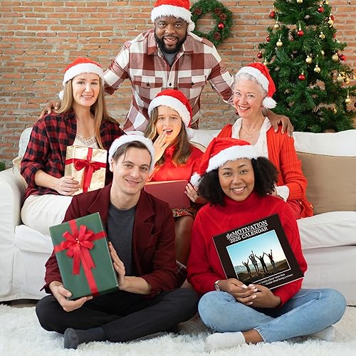 Miniatura 6 de Calendario demotivacional 2026-12 x 12 pulgadas, calendario divertido HD 2026, calendarios de pared de oficina, divertidos regalos de broma