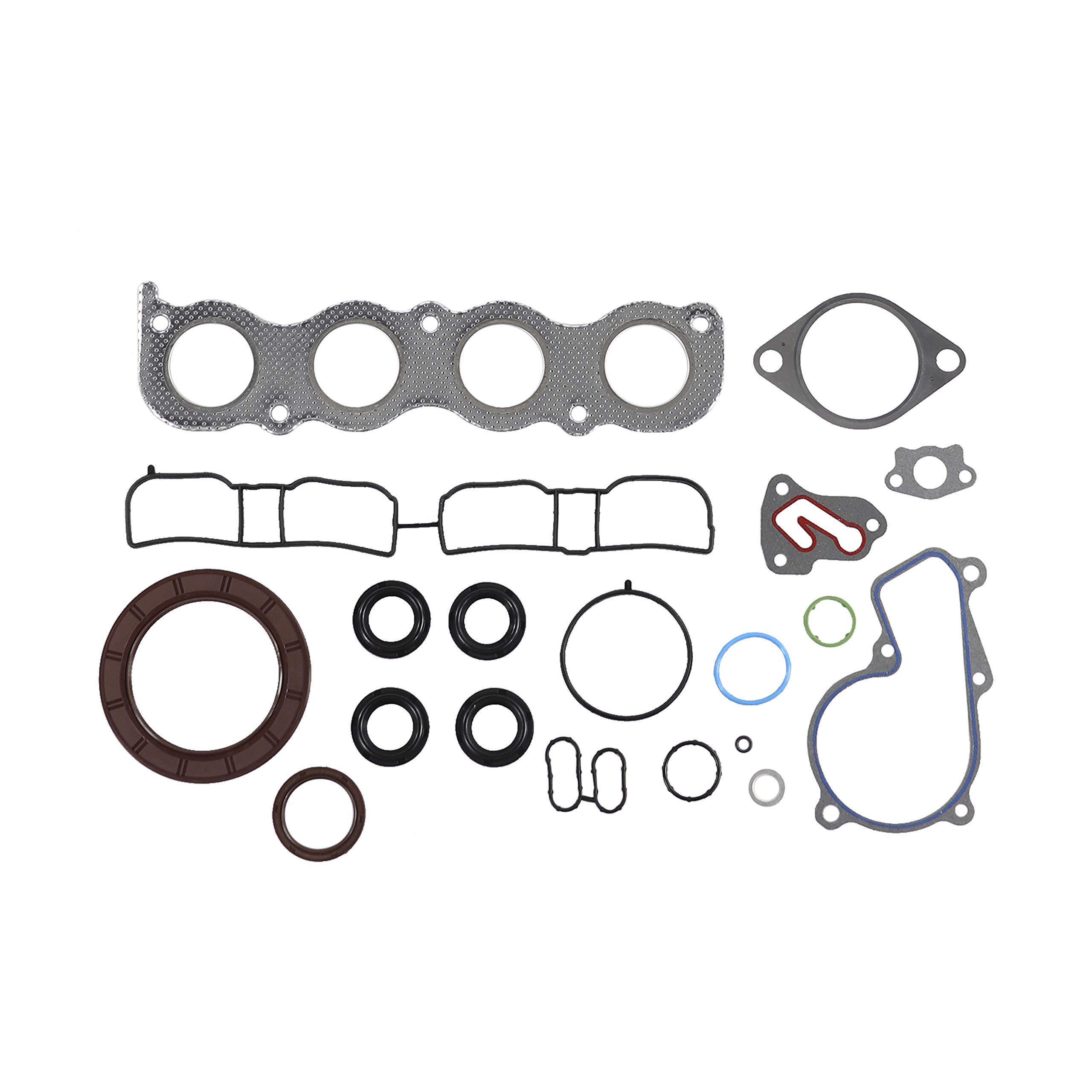DNJ Kit d'étanchéité complet FGS1093 pour Hyundai, Kia/Elantra, Elantra Coupé, Elantra GT, Forte, Forte Koup, Forte5, Soul, Tucson/1.8L, 2.0L/L4/ DOHC/16V/1797cc, 1999cc, 122cid
