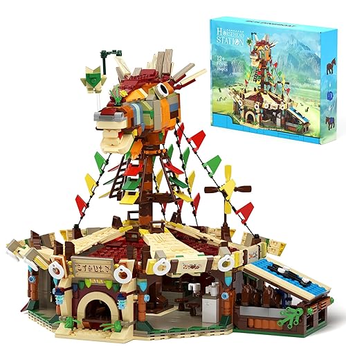 Horse Station Building Model Kit, Game Scene Hyrule Horse Head