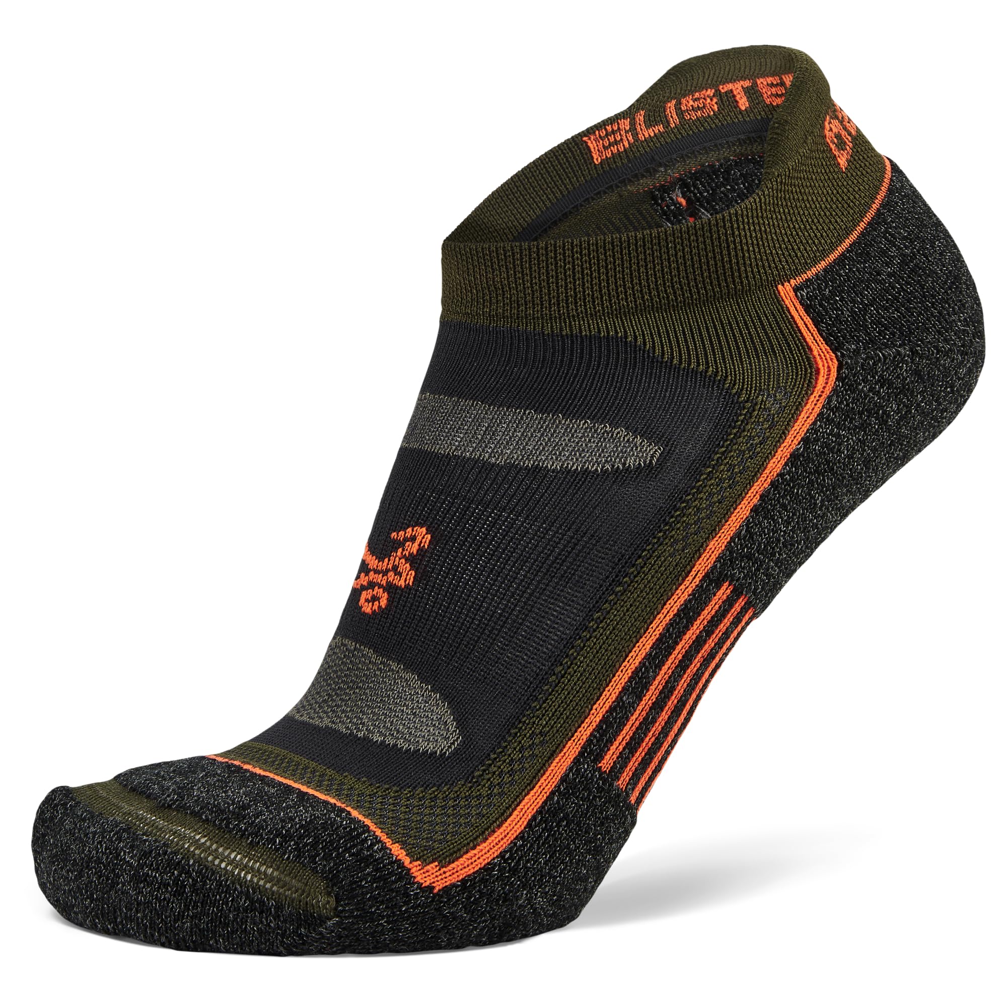 Balega Unisex's Blister Resist Performance No Show Athletic Running Socks (1 Pair), Green Pepper, M
