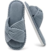 ISZPLUSH Women's Cozy Open-Toe Slippers - Soft House Shoes for Indoor Comfort, Non-Slip Bedroom Slippers for Women, Lightweight Breathable Lounge Shoes