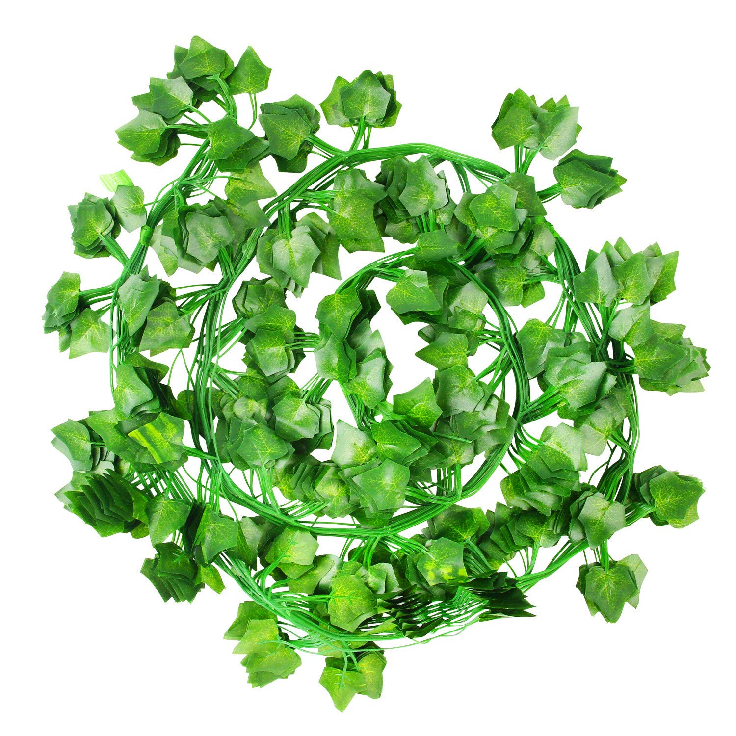 MUNCASO Artificial Ivy,12Pack Fake Ivy Garland for Wedding,Party, Garden, Home Decoration (type1)