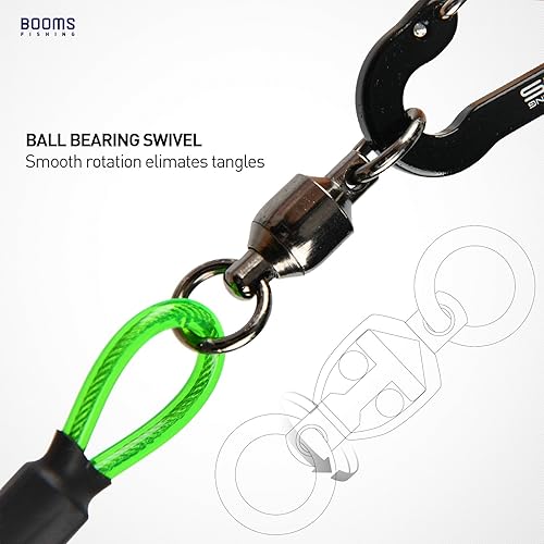 Miniatura 4 de Booms Fishing T02 - Correa de caña de pescar, correa de remo para kayak, accesorios de pesca para tabla de remo, cordón de pesca resistente para