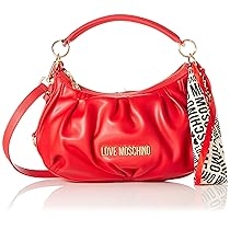 Love Moschino JC4041PP1GLE1, Borsa a Spalla, Donna, Rosso, Taglia unica